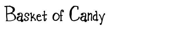 Basket of Candy font preview